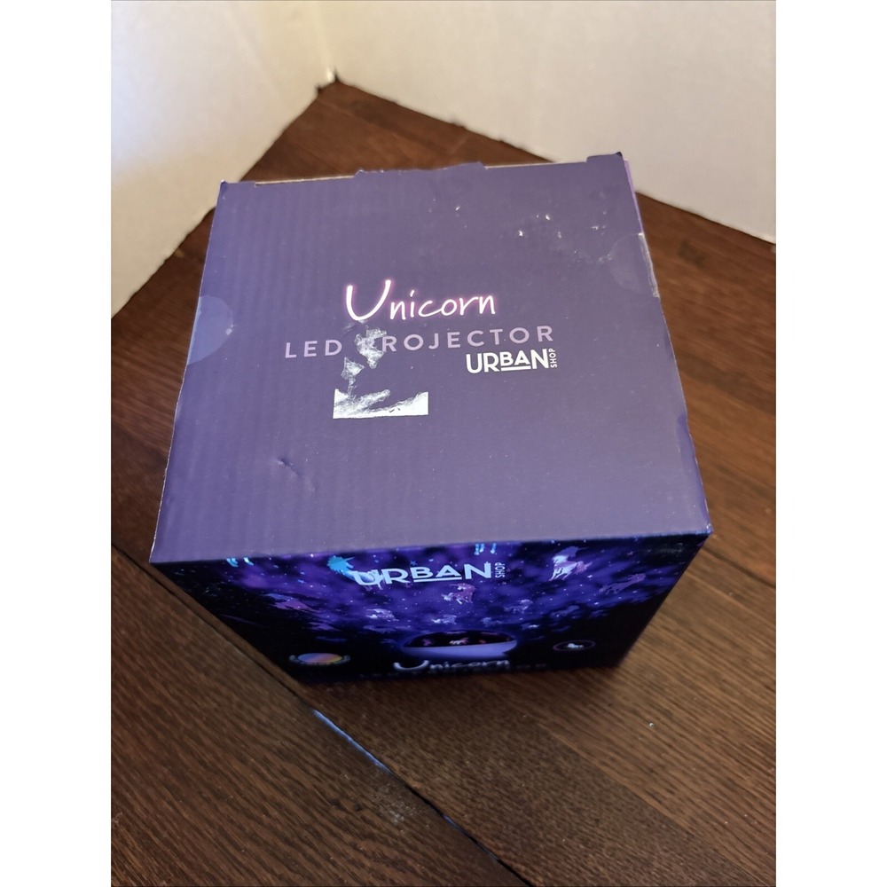 Urban Shop UNICORN LED PROJECTOR, Color Effects, Rotating, Timer, New In Box - Picture 5 of 6